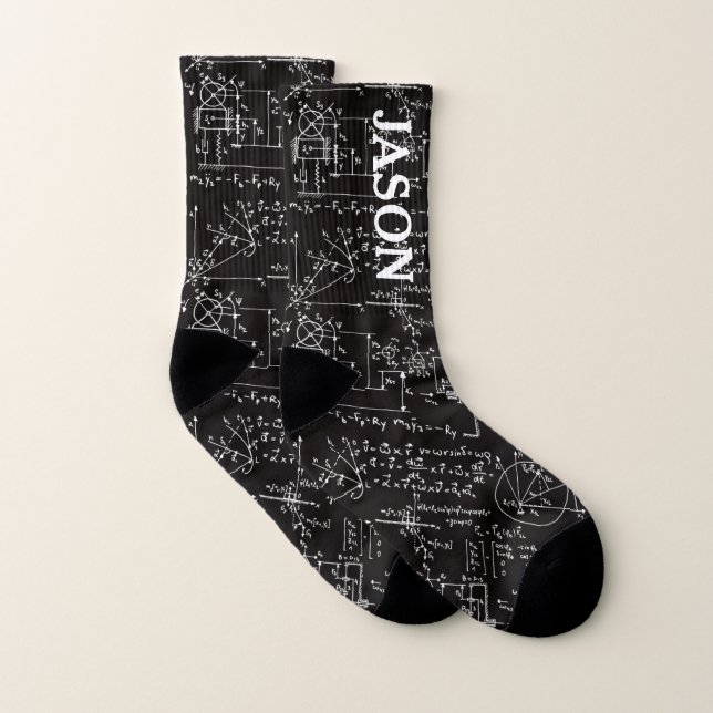 Geeky Mathematik Personalisiert Socken (Paar)