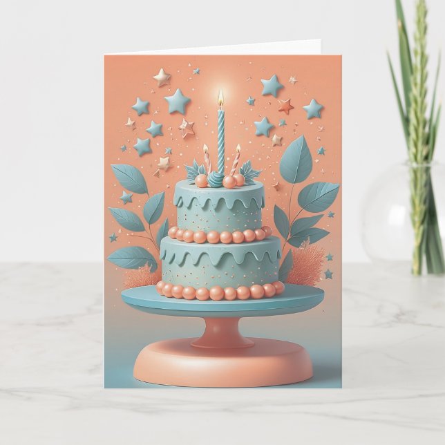 Geeky Nerds Birthday Delight Karte (Vorderseite)