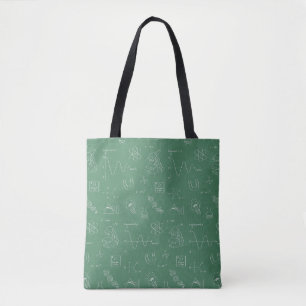 Geeky Science Doodles Muster-Tasche