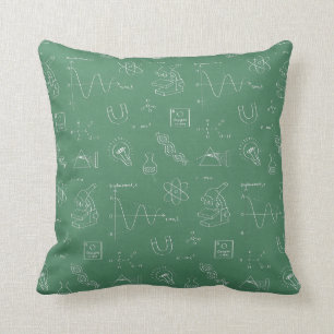 Geeky Science Doodles Muster Zimmer Dekoration Kissen