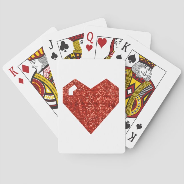 Geeky-Valentinstag Spielkarten (Rückseite)