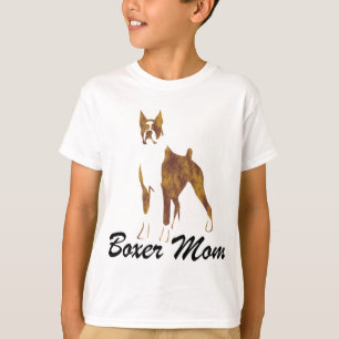 Geerntete Ohr-Boxer-Mama T-Shirt