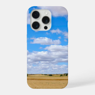 Geerntete Weizenfelder iPhone 15 Pro Hülle
