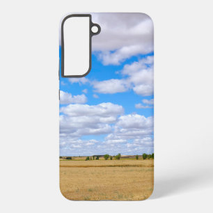 Geerntete Weizenfelder  Samsung Galaxy Hülle