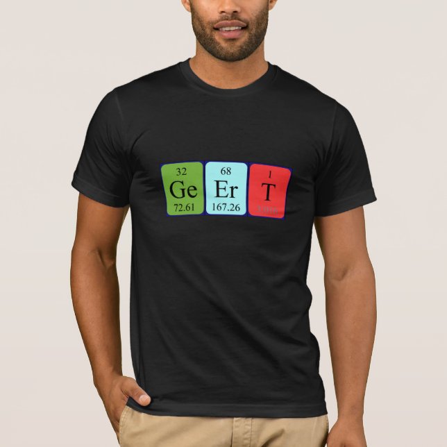Geert Periodenname Shirt (Vorderseite)