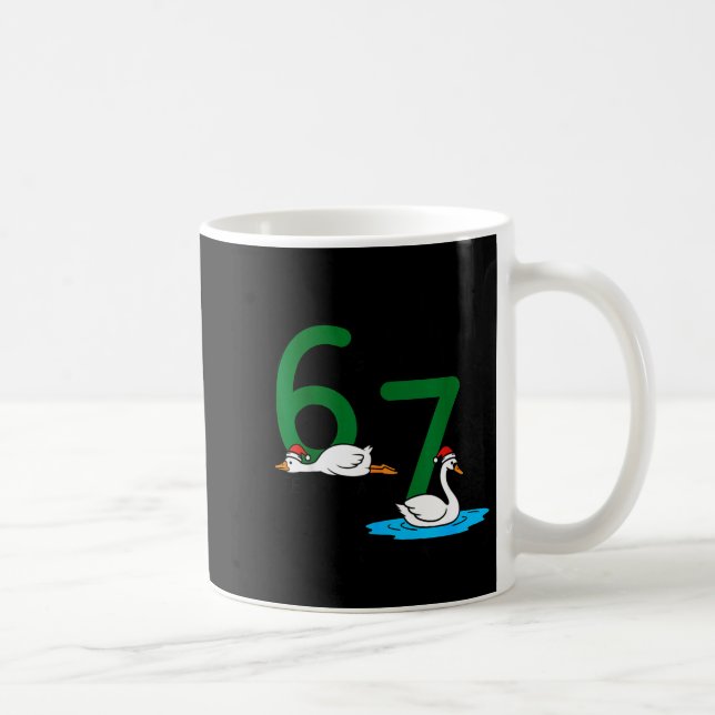 Geese A Laying Swans A Swimming 67 Six Geese Seven Kaffeetasse (Rechts)