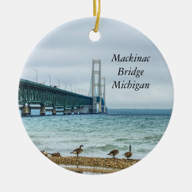 Geese auf Mighty Mac Keramik Ornament (Vorne)