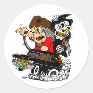 Geezer Death Ride Sticker