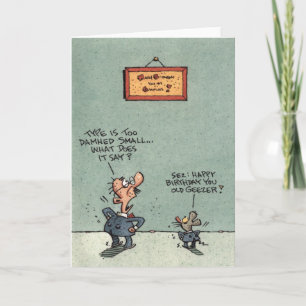 Geezer-Geburtstag Karte