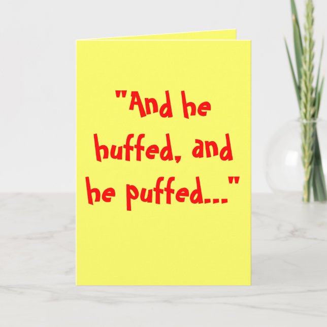 Geezer-Märchen Karte (Vorderseite)