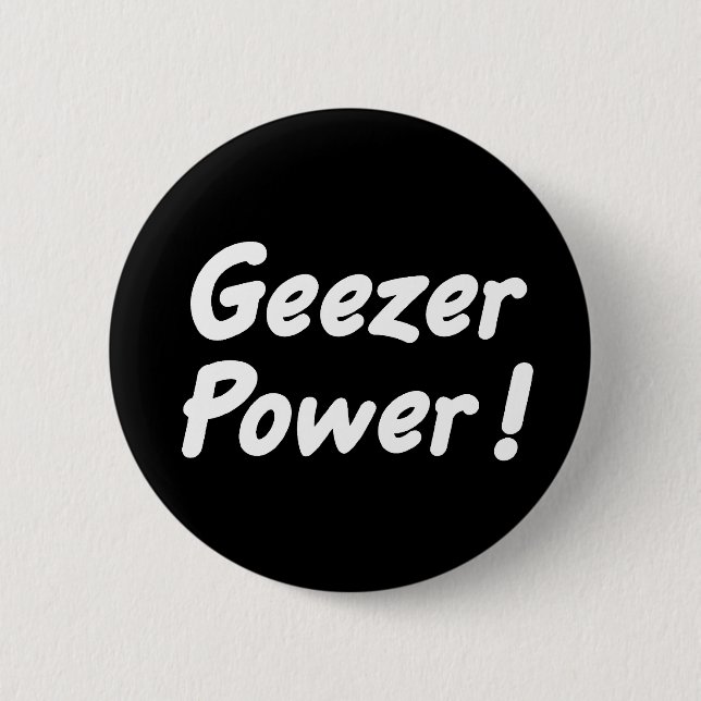 Geezer-Power-Knopf Button (Vorderseite)