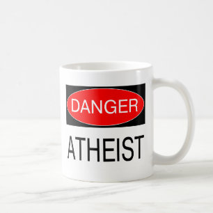 Gefahr - Atheist Funny T - Shirt Tasse Hat Schürze
