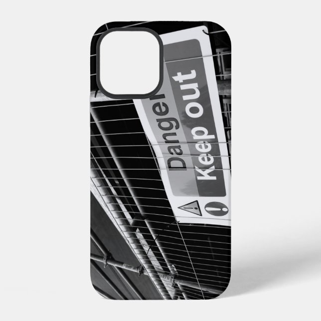 Gefahr Behalt-Out-Zeichen Fall Mate iPhone Fall Hülle (Rückseite)