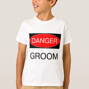 Gefahr - Bräutigam Lustiges Hochzeits-T-Shirt Tass T-Shirt