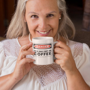 Gefahr, dass das nicht zum Kaffee wird Kaffeetasse