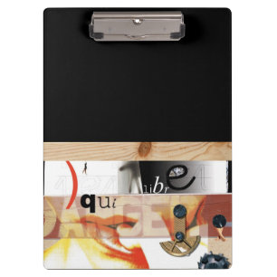 Gefahr - Digitale Collage Art - Zwischenablage Klemmbrett