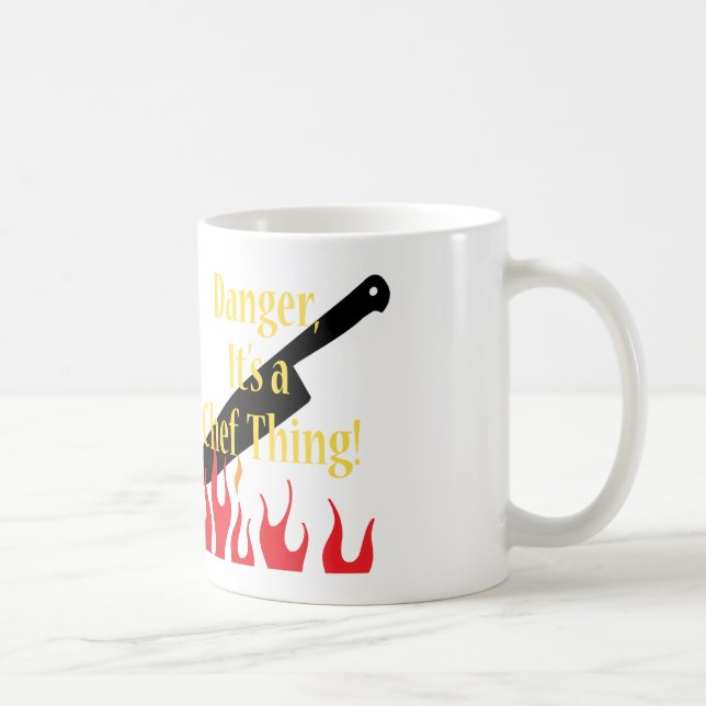 Gefahr, eine Kochssache Kaffeetasse (Rechts)