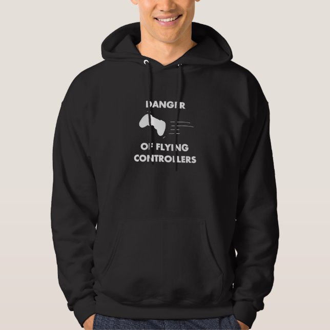 Gefahr fliegender Controller - für Konsolenspieler Hoodie (Vorderseite)