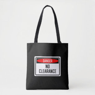 Gefahr Kein Clearance-Zeichen