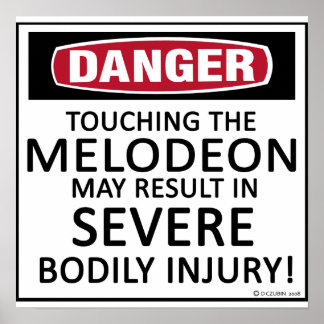 Gefahr Melodeon Poster