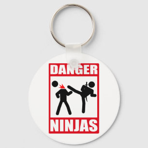 Gefahr Ninjas Schlüsselanhänger