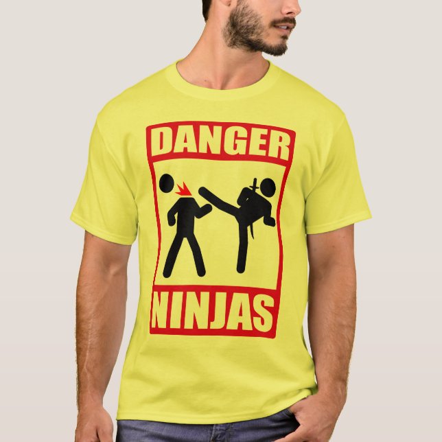 Gefahr Ninjas T-Shirt (Vorderseite)