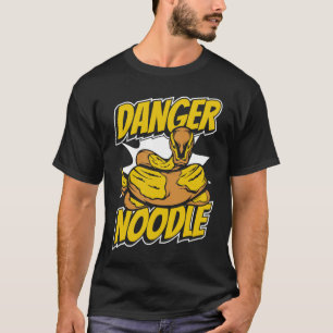 Gefahr Noodle Schlangenbesitzer Schlange Banane K T-Shirt