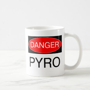 Gefahr - Pyro Funny Pyrotechniker T - Shirt Tasse 
