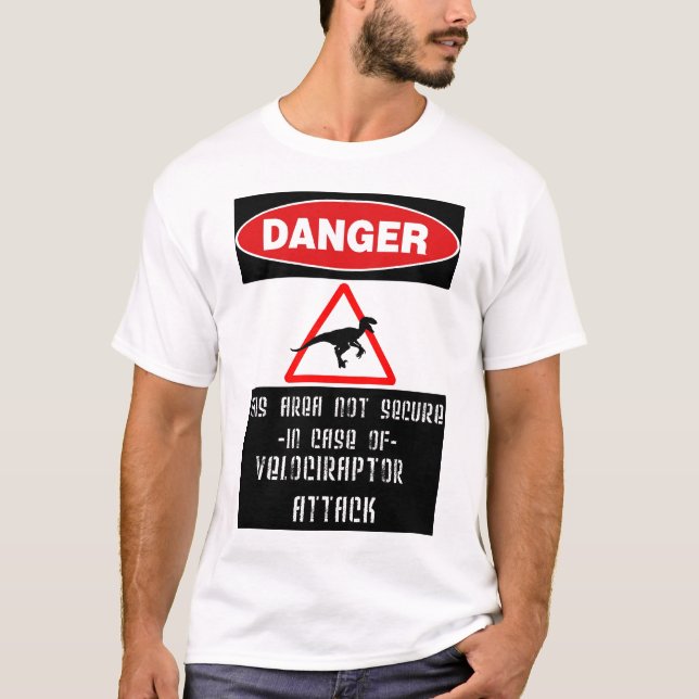 Gefahr: Raubvögel T-Shirt (Vorderseite)