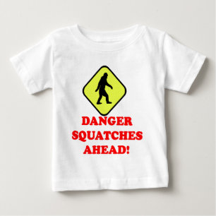 Gefahr Squatches voraus Baby T-shirt