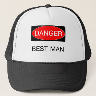 Gefahr - Trauzeuge Funny Wedding T - Shirt Tasse S Truckerkappe