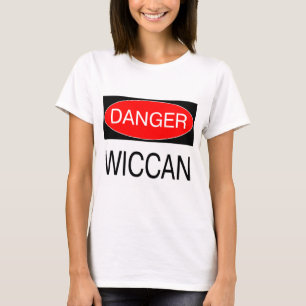 Gefahr - Wiccan Lustige Hexen T-Shirt Mütze Tasse