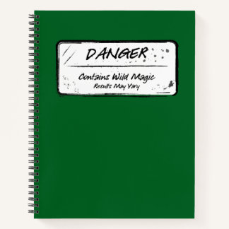 Gefahr: Wild Magic May Vary Notebook Notizbuch