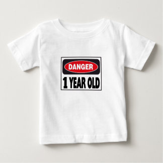 Gefahr Zeichen 1 Jahr alt Baby T-shirt