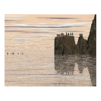 Gefahr Zeit Pinguine Haie