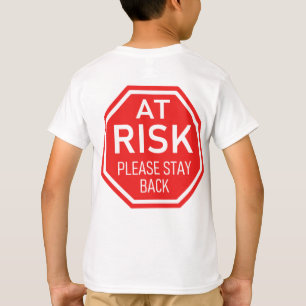 Gefährdet, Bleibe bitte sozial differenziertes T-S T-Shirt