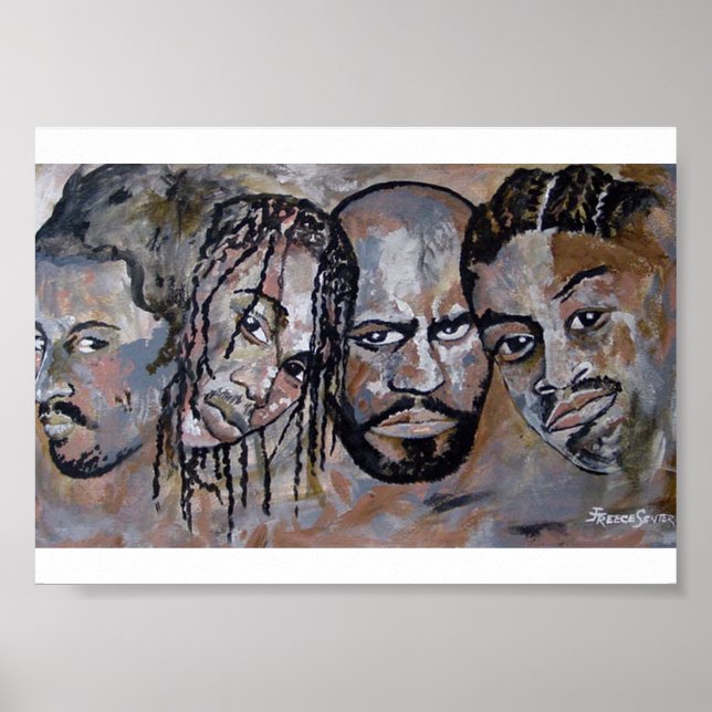 Gefährdete Arten Poster (Vorne)