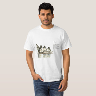 Gefährdete Galapagos-Pinguine für T-Shirt