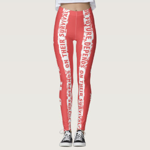 gefährdete Marke Leggings