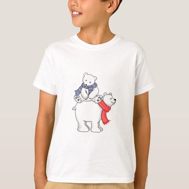 GEFÄHRDETE POLARBÄDER T-Shirt (Vorderseite)