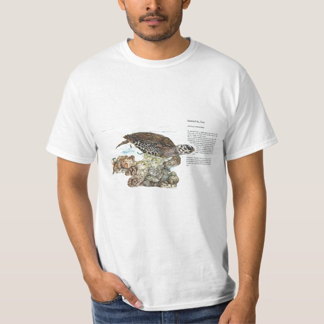 gefährdete Schildkrötenhandlackierung T-Shirt (Vorderseite)