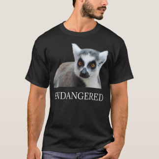 Gefährdete Tierarten Ringelschwanz Lemur Endang T-Shirt