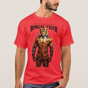 Gefährdete Tiere Bengalisch Tiger T-Shirt