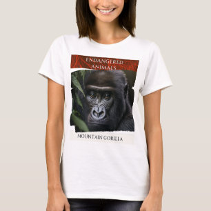 Gefährdete Tiere - Berggorilla T-Shirt