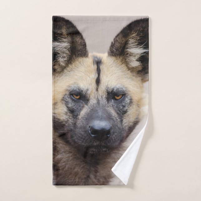 Gefährdeter afrikanischer Wildhund Handtuch (Handtuch)