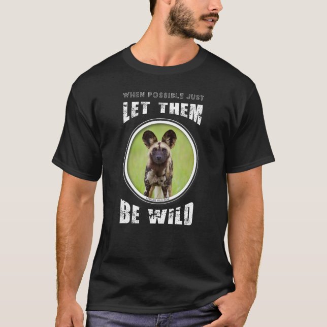 Gefährdeter Afrikanischer Wildhund T-Shirt (Vorderseite)