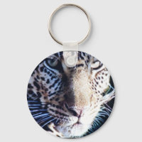 Gefährdeter Amur Leopard-Schlüsselanhänger