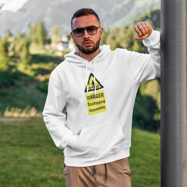 Gefahren beim Gerüst unvollständiger Standortwarnu Hoodie (Von Creator hochgeladen)