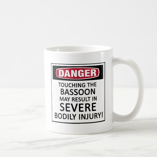 GefahrenBassoon Kaffeetasse (Rechts)