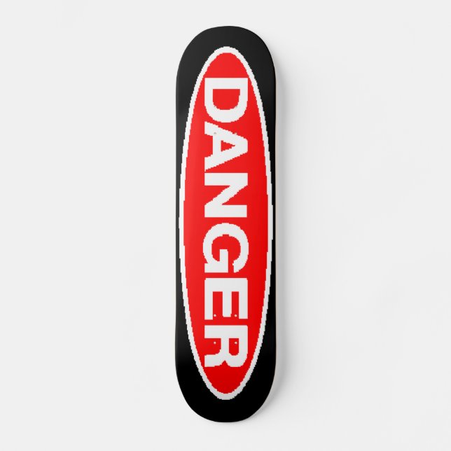 Gefahrenfeld Skateboard (Vorderseite)